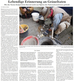 Lebendige Erinnerung an Gräueltaten